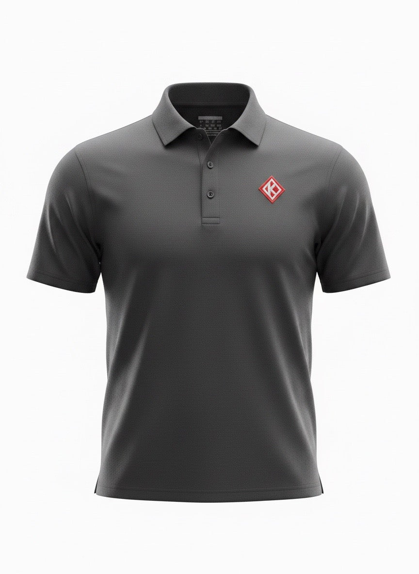 Black Kappa golf polo shirt