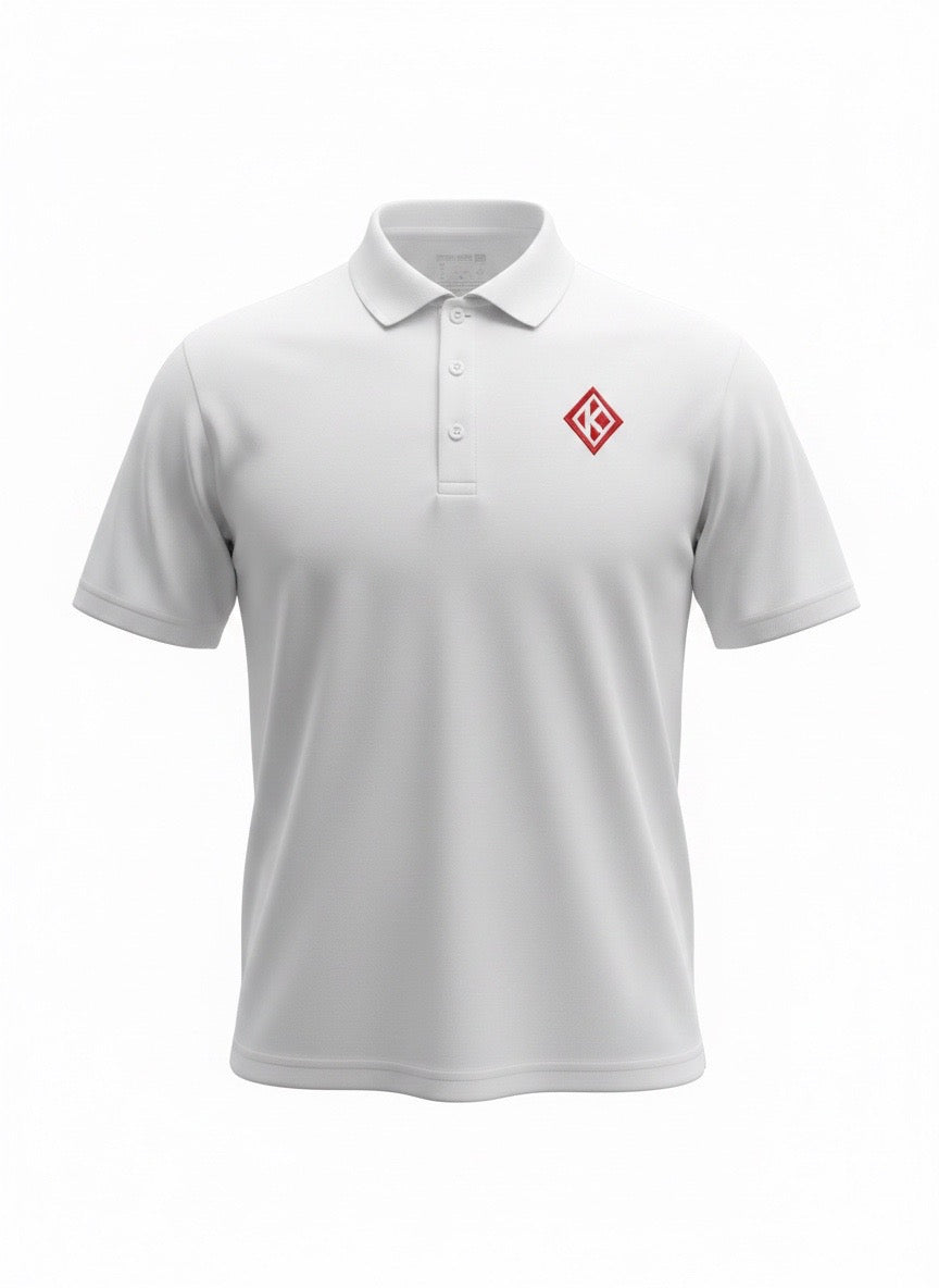 White Kappa golf polo