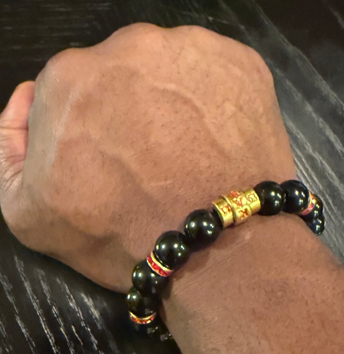 Kappa Alpha Psi gold paver bracelet