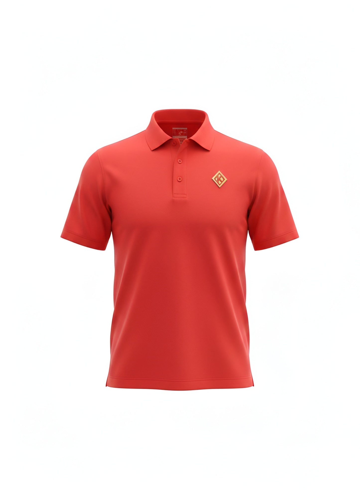 Red Kappa golf polo shirt