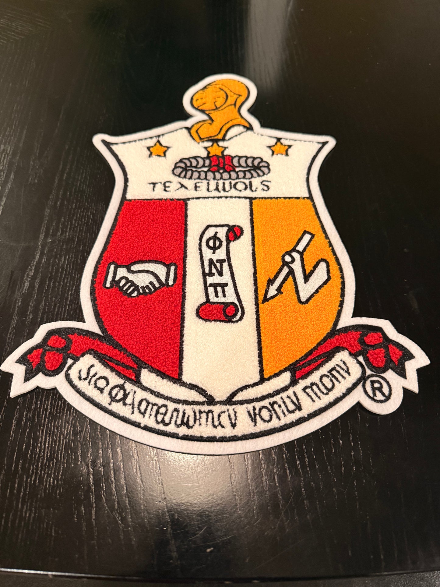 Coat of Arms chenille patch