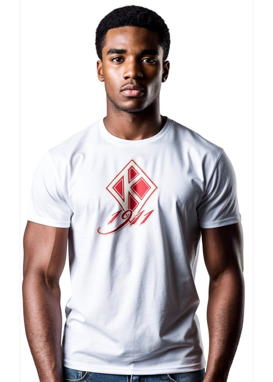 Floating “K” chenille patch t-shirt