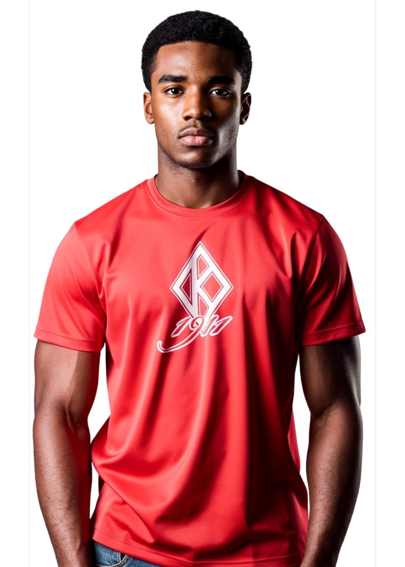 Floating “K” chenille patch t-shirt