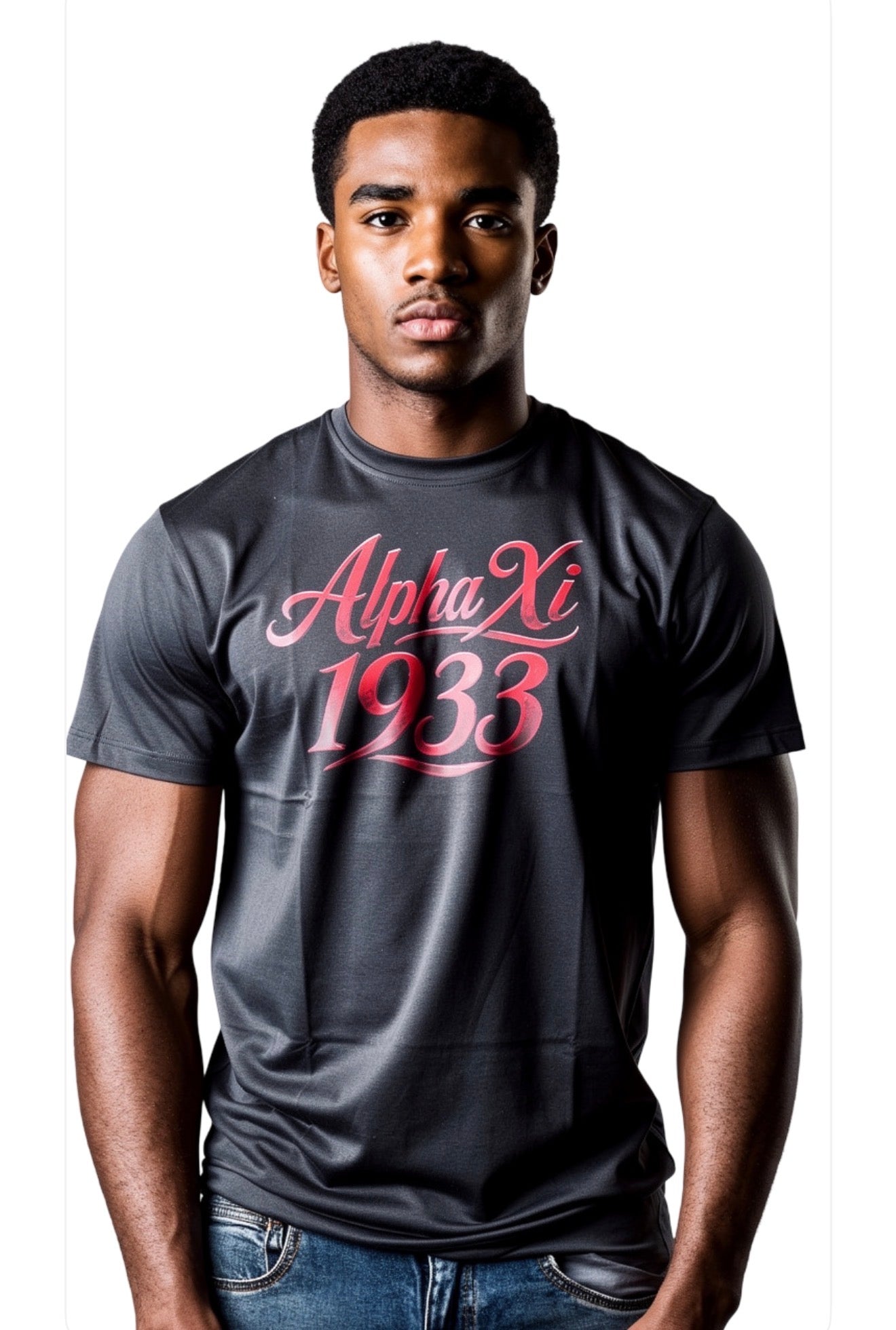 AlphaXi Black Dri fit