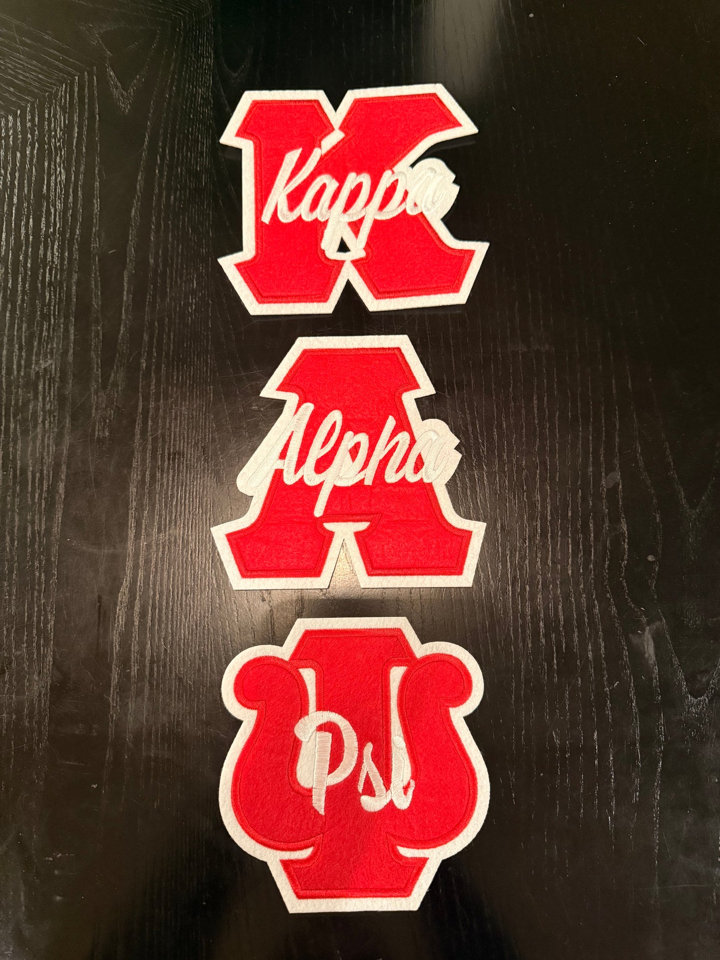 ΚΑΨ  chenille patch set