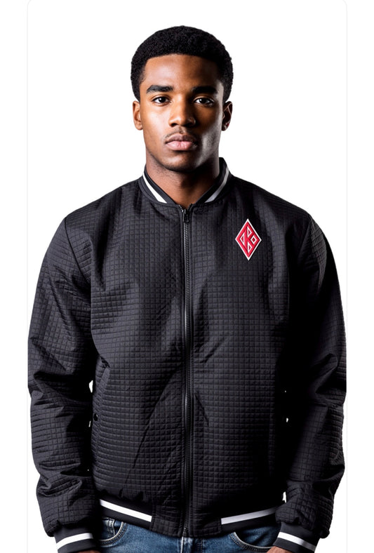 Black Kappa Baseball jacket Floating "K"