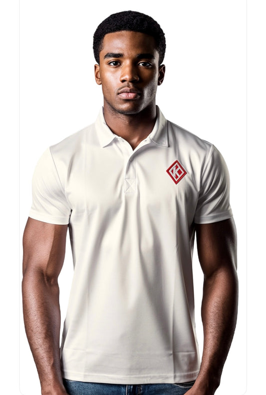 White Kappa golf polo