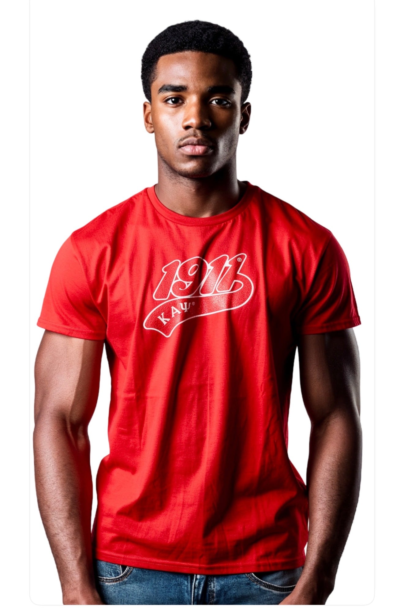 1911 ΚΑΨ chenille patch t-shirt