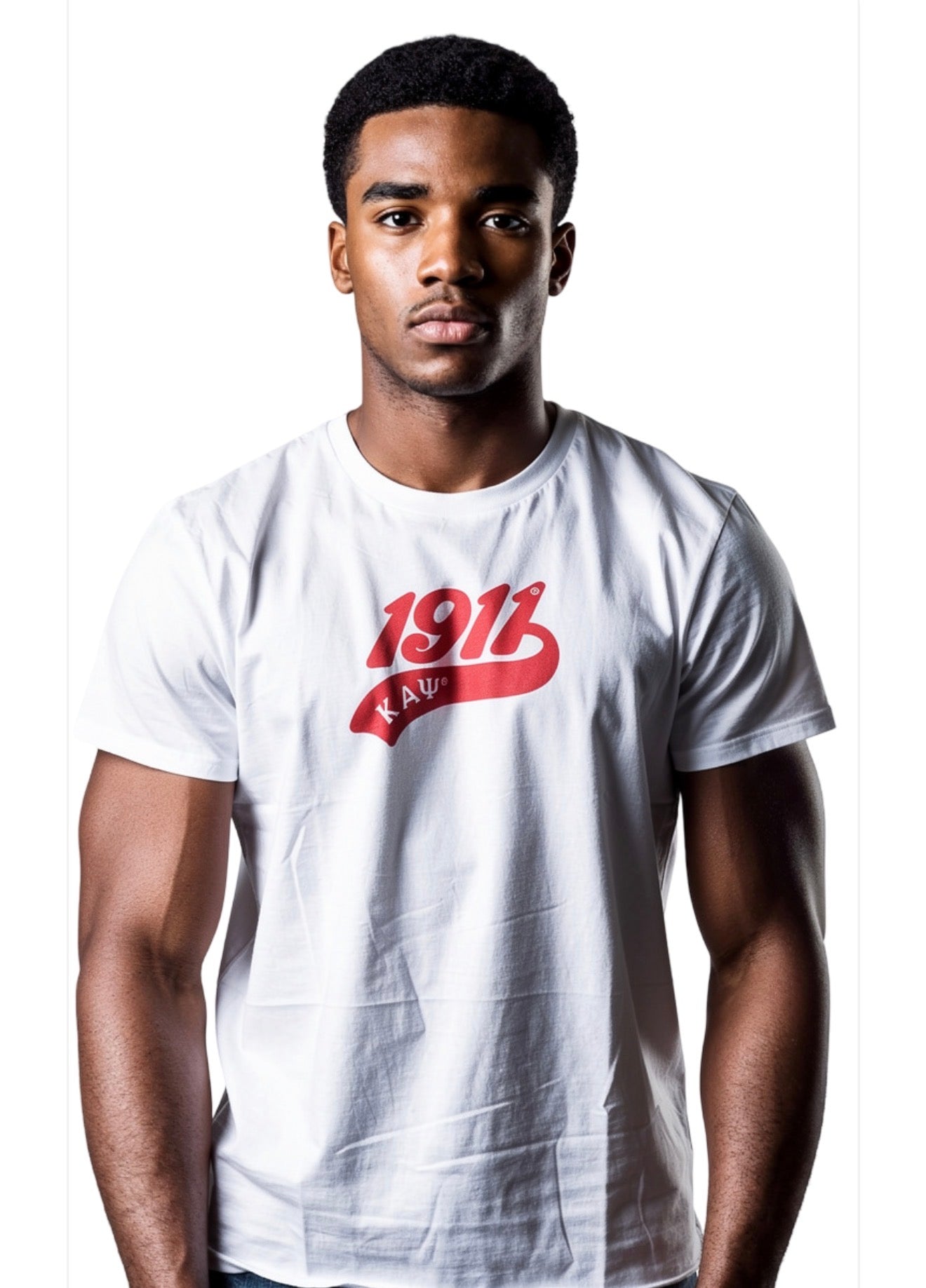 1911 ΚΑΨ chenille patch t-shirt