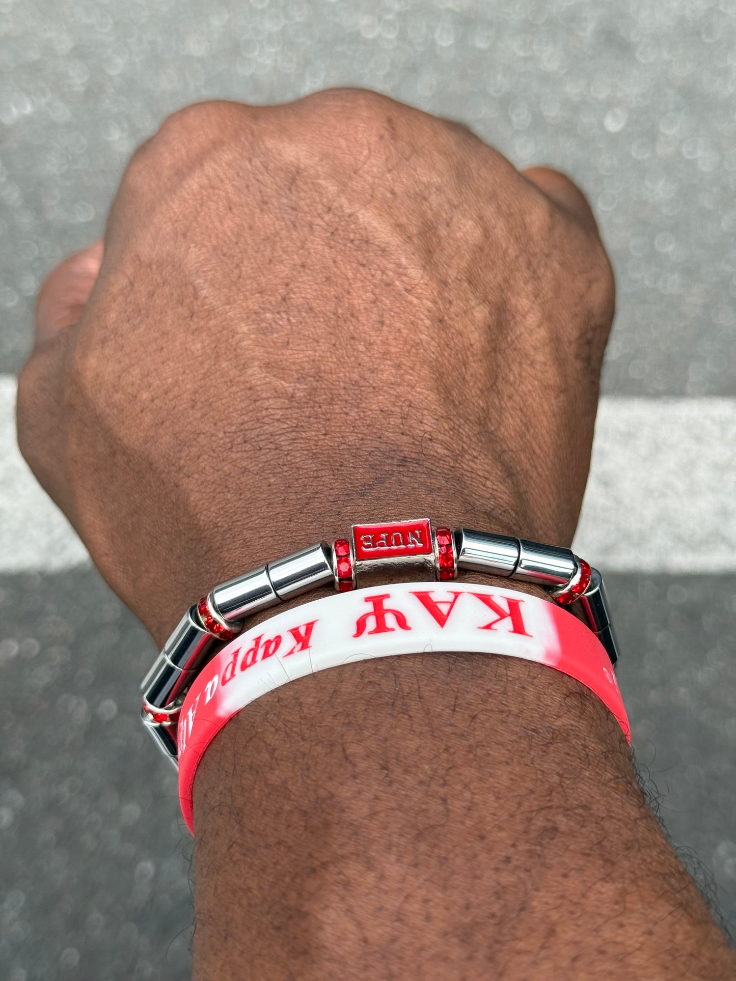 Kappa Alpha Psi silicone bracelet