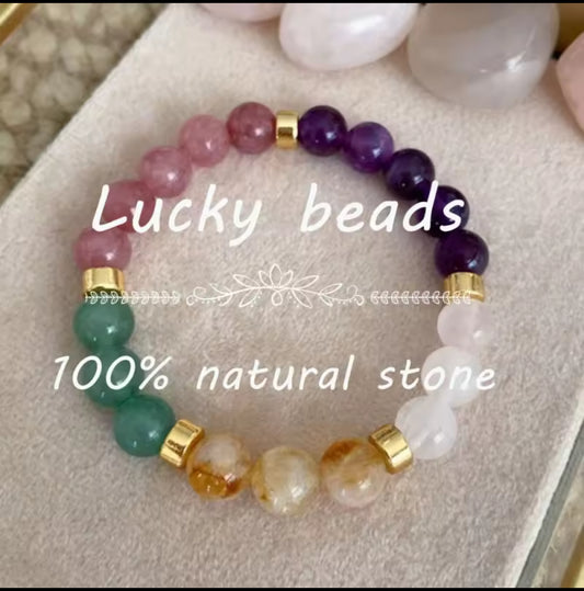 Lucky beaded  bracelet