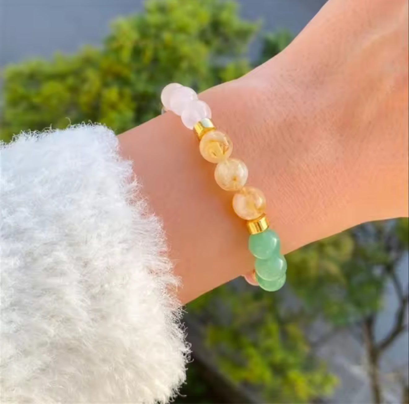 Lucky beaded  bracelet