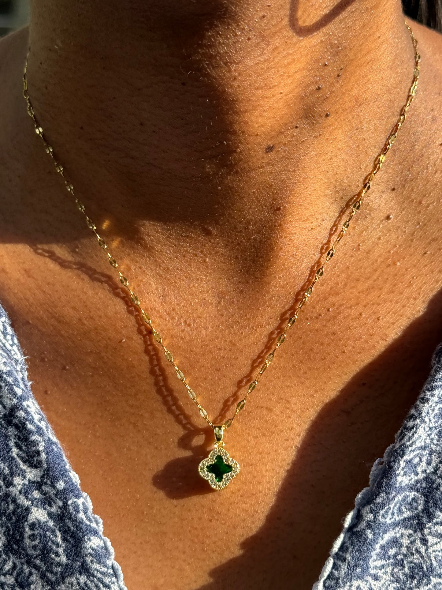 4 leaf clover necklace