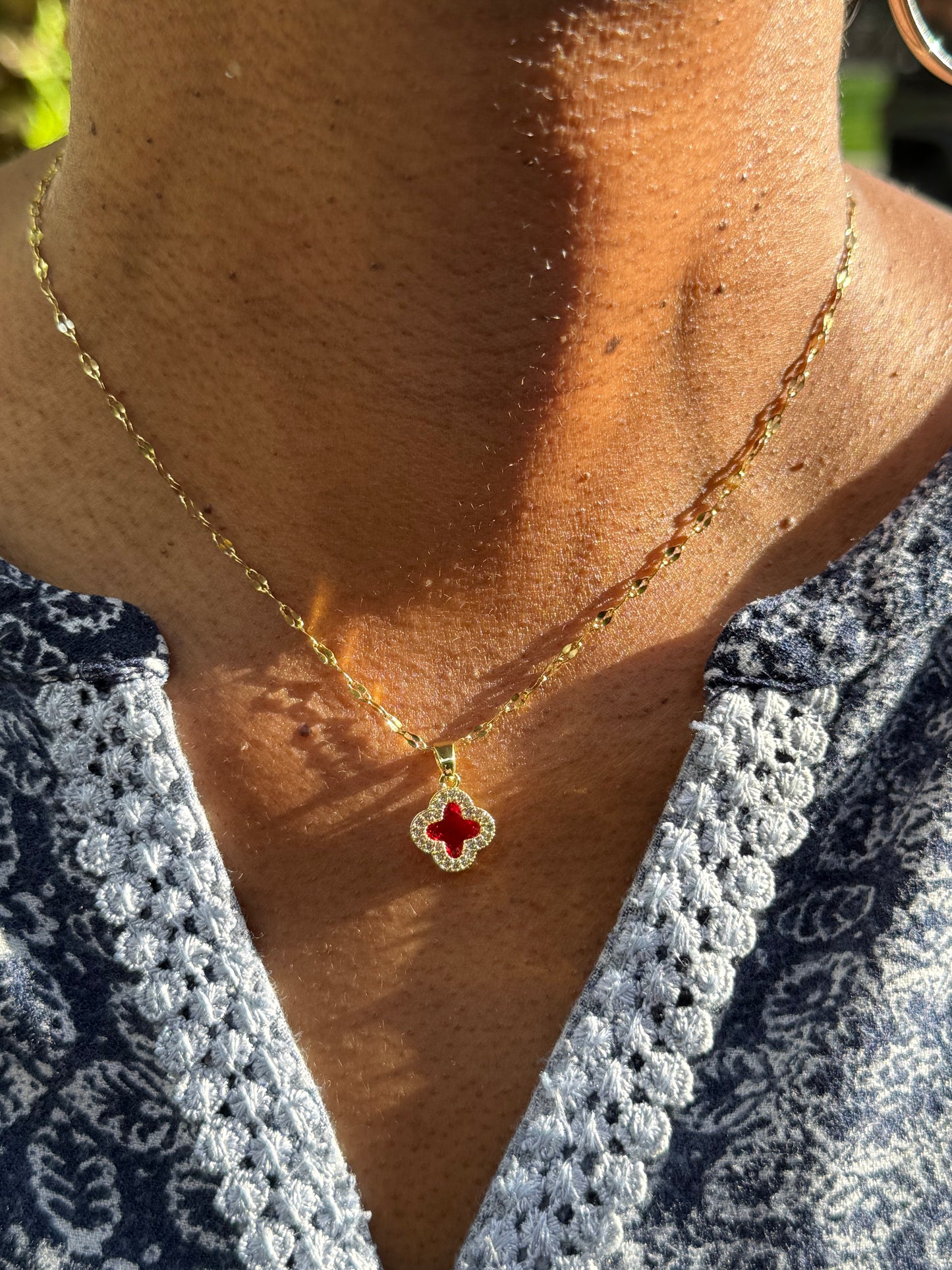 4 leaf clover necklace