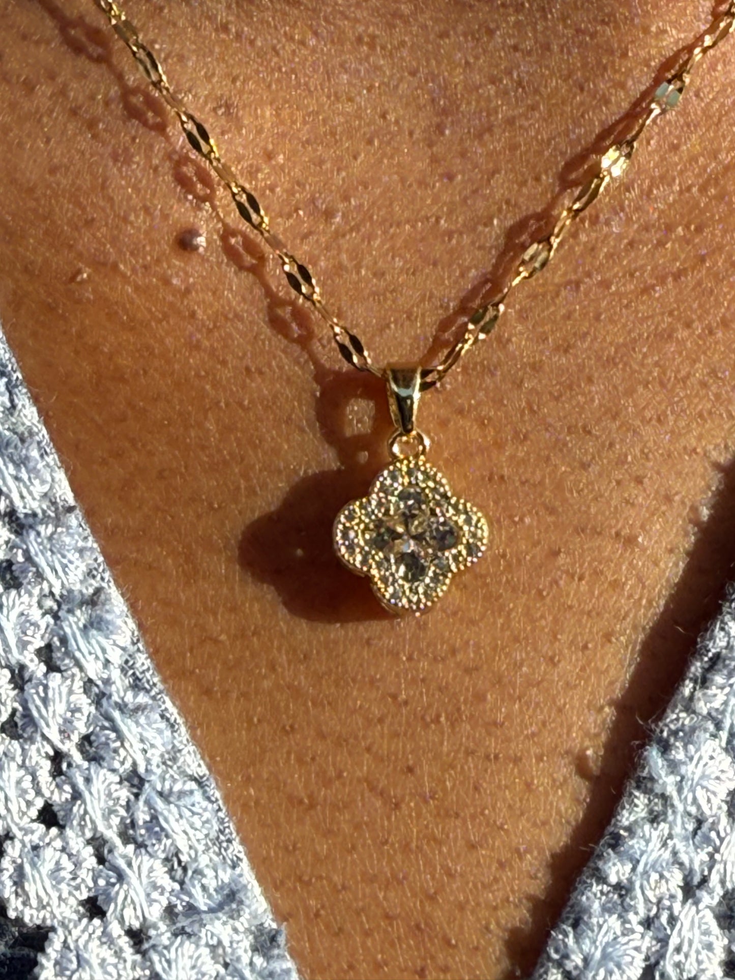 4 leaf clover necklace