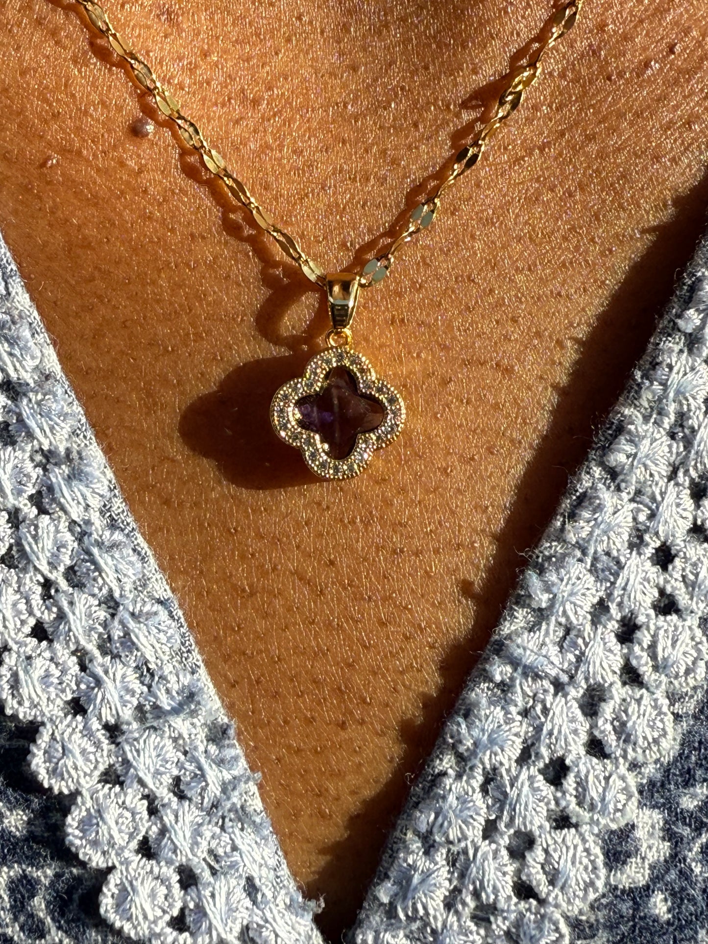 4 leaf clover necklace