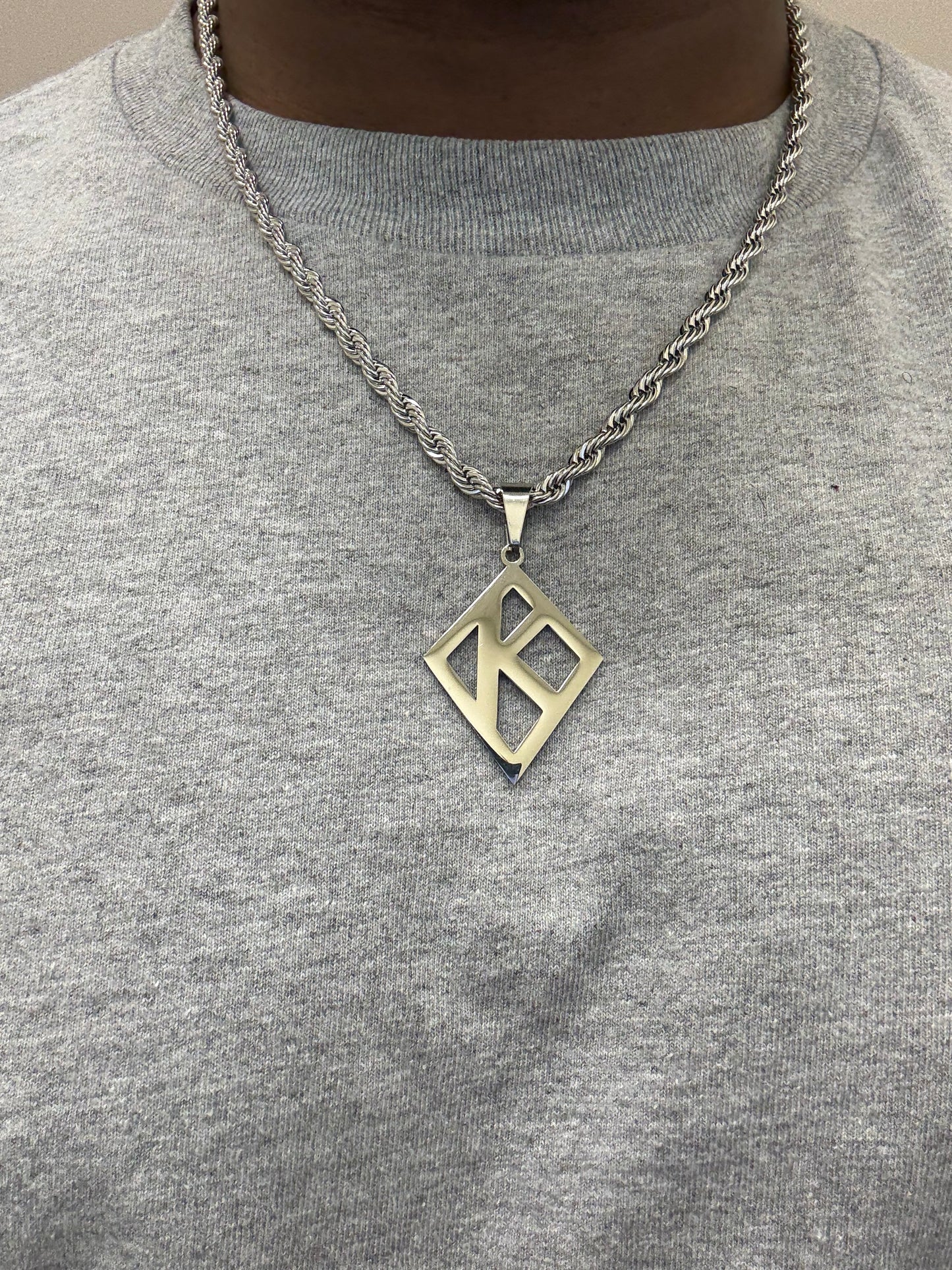 Stainless steel Floating "K" rope chain