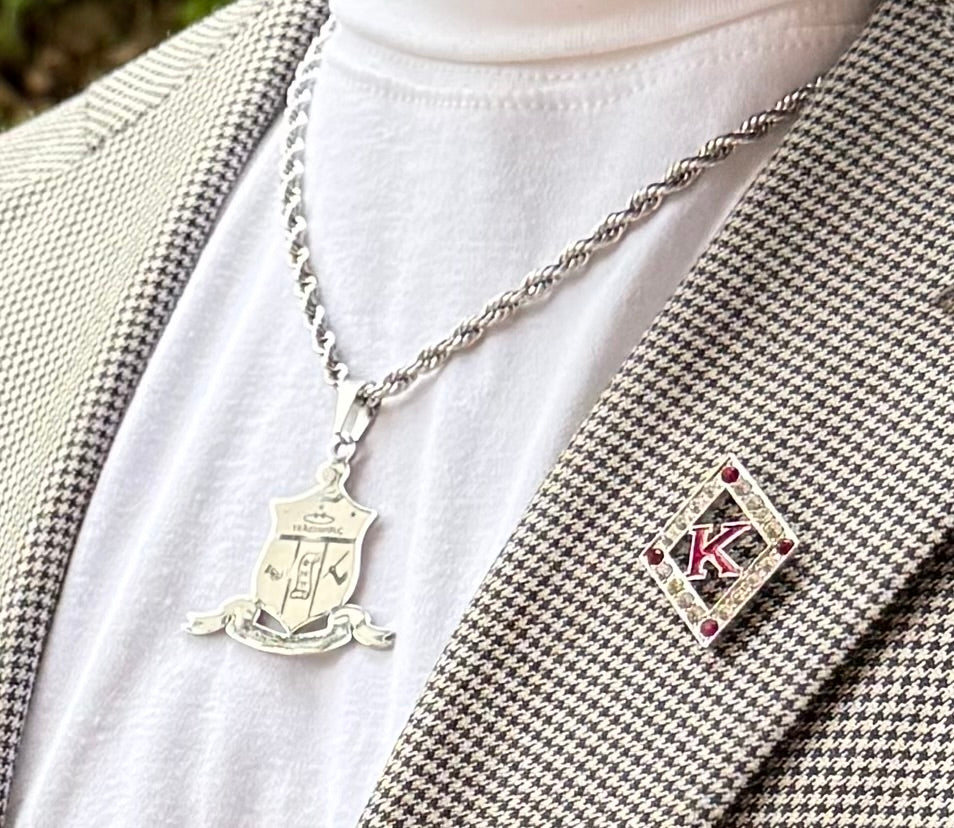 Stainless steel Coat of Arms rope chain