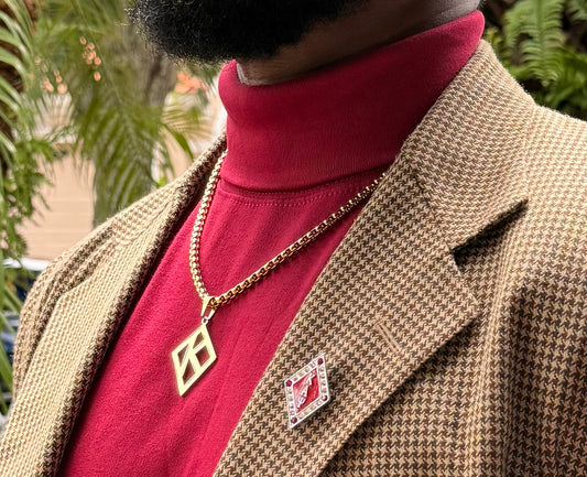 Gold Floating "K" Box chain