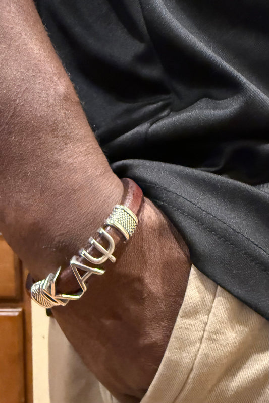 Brown Kappa Alpha Psi Regaliz bracelet