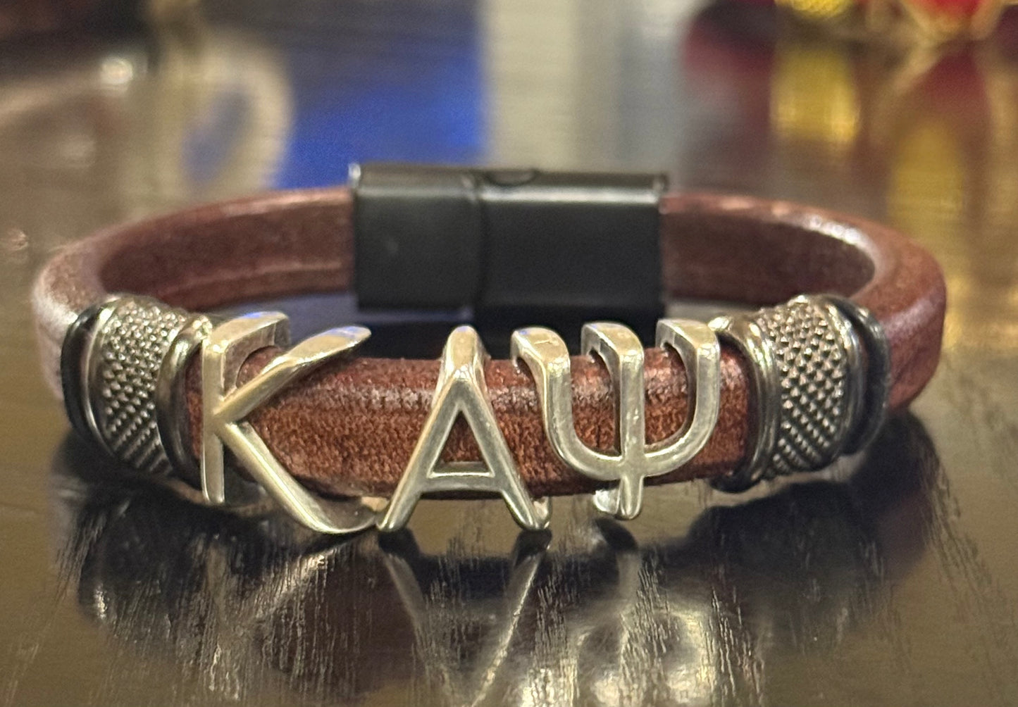 Brown Kappa Alpha Psi Regaliz bracelet