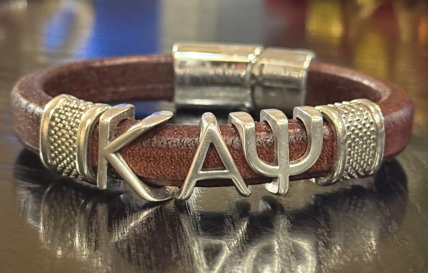 Brown Kappa Alpha Psi Regaliz bracelet