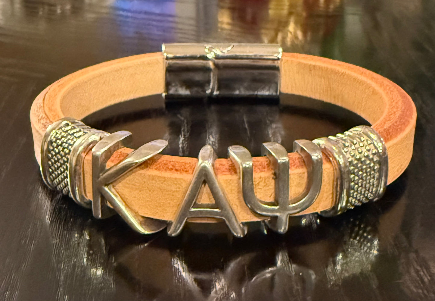 Tan regaliz Kappa Alpha Psi bracelet