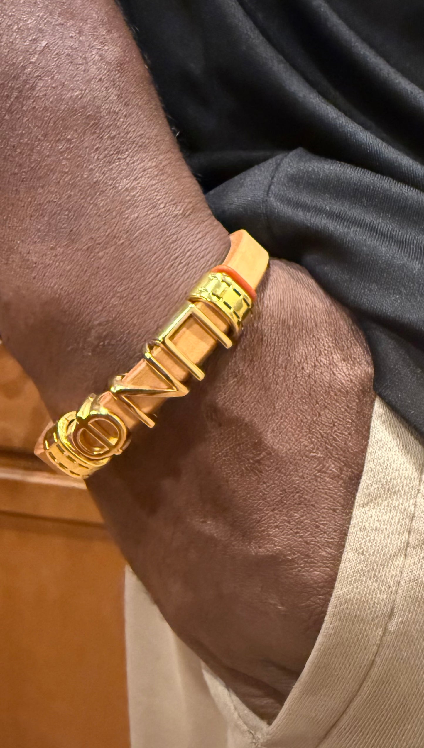 Phi Nu Pi regaliz bracelet