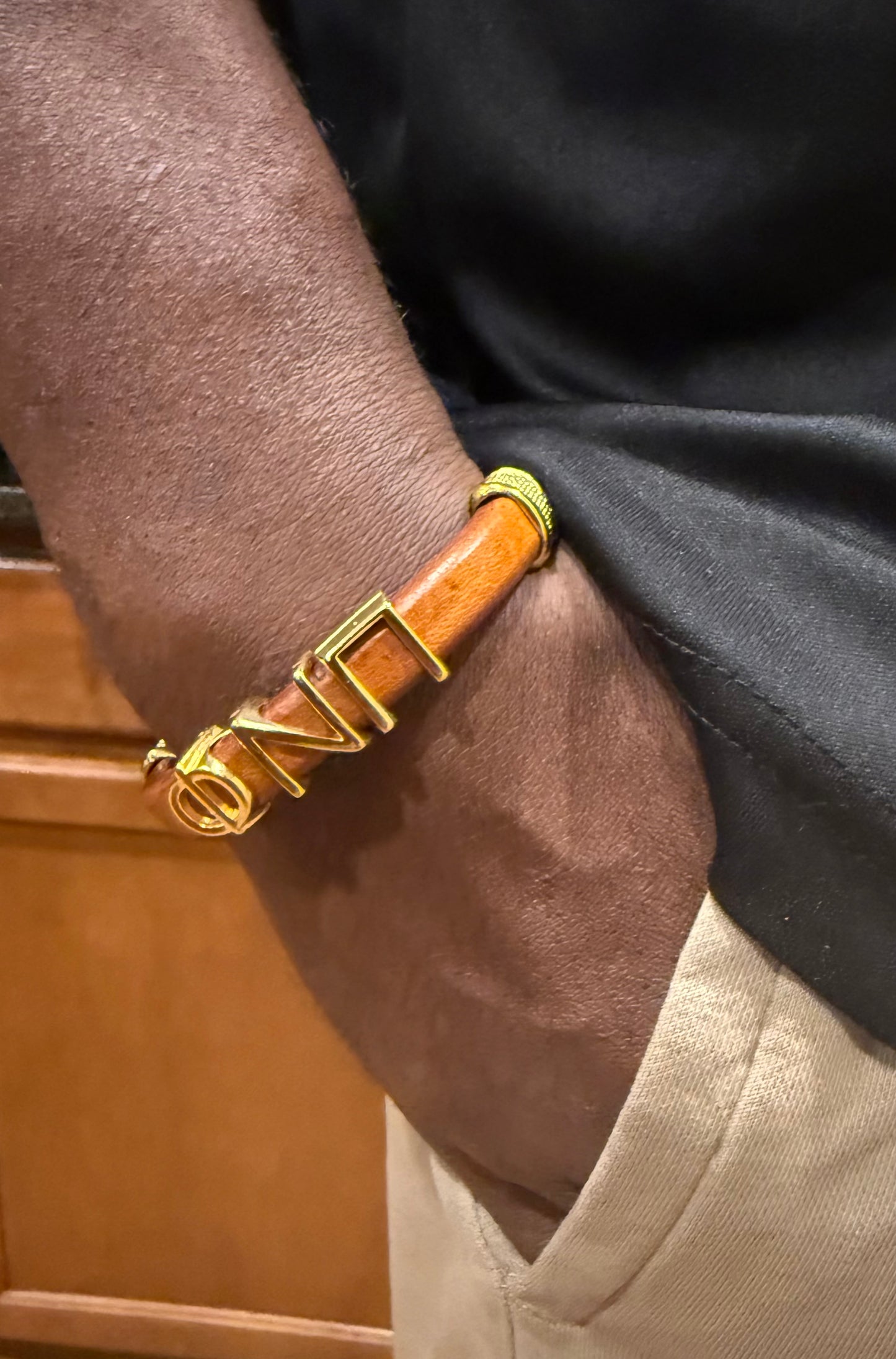 Phi Nu Pi regaliz bracelet