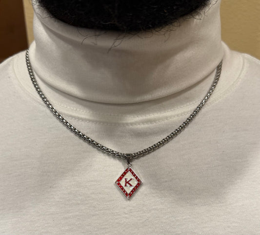 Kappa Alpha Psi Silver 4mm pendant and chain