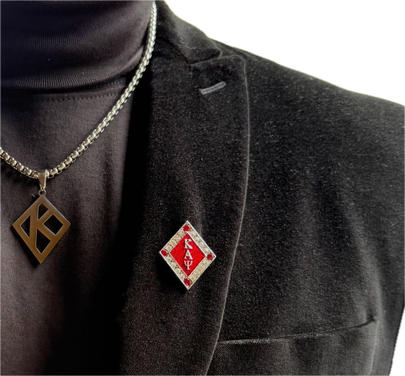Crimson Lapel Pin