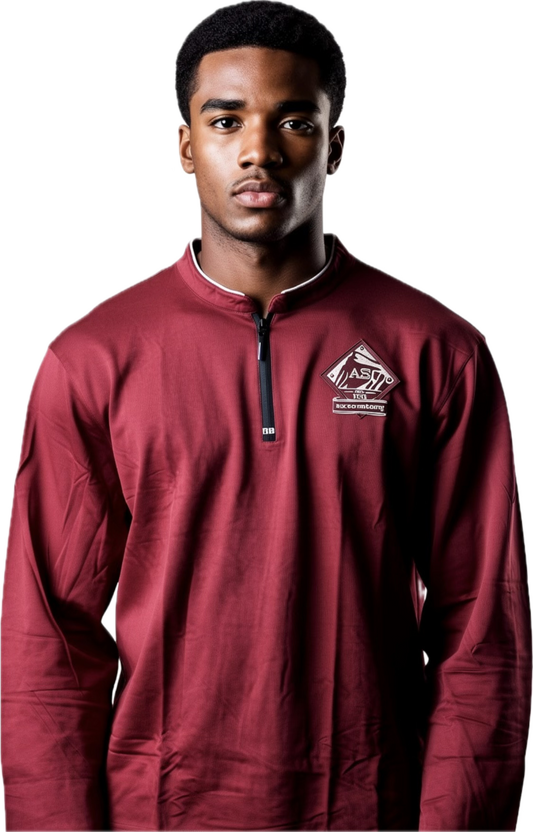 Crimson "Rock of the South" quarter zip